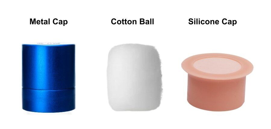 Different Closure Types - Metal Cotton Silicone