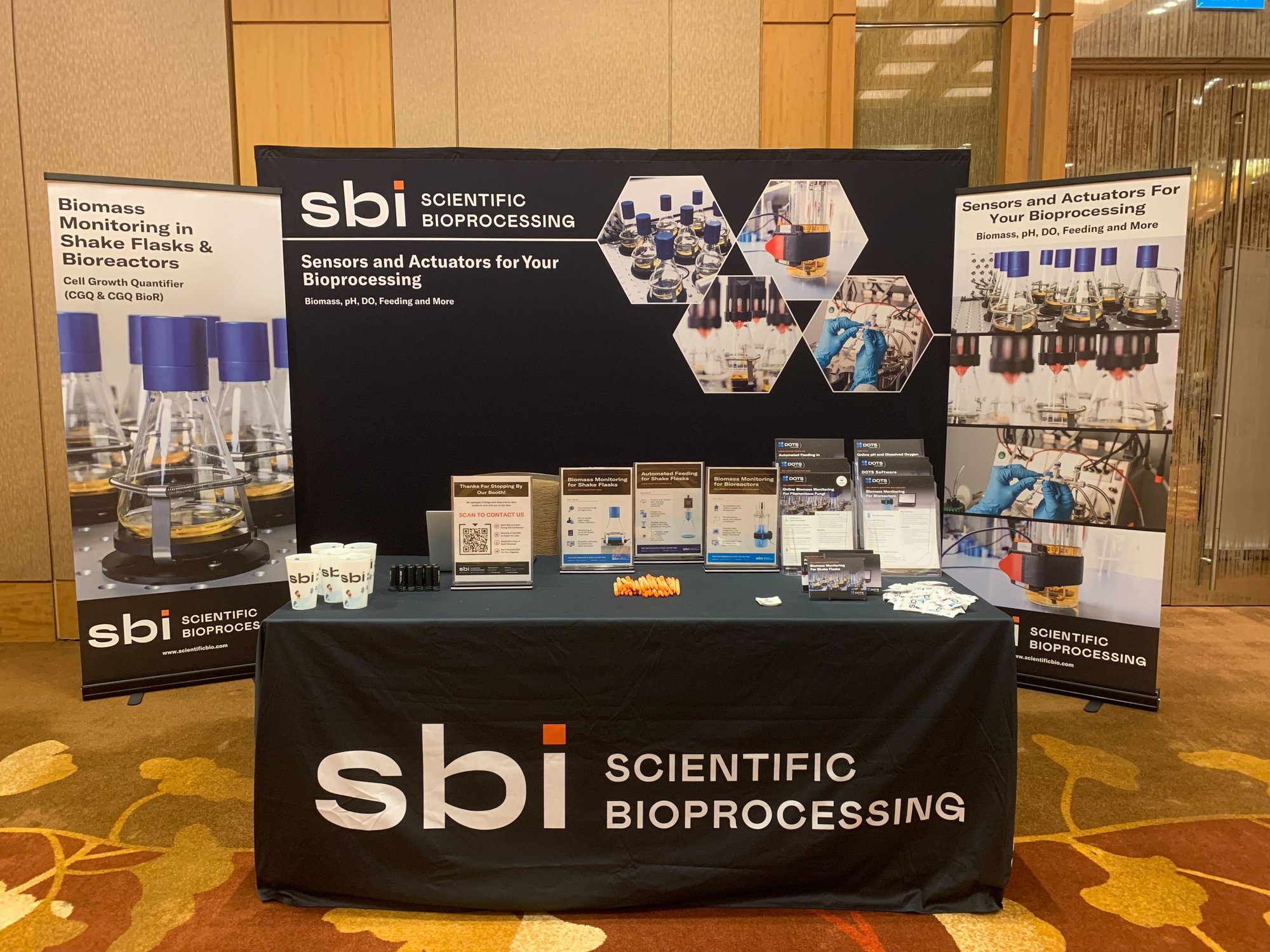 booth setup