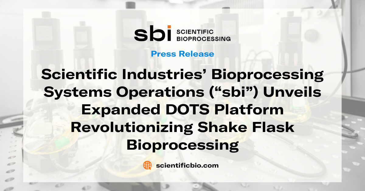 Expanded DOTS Platform Revolutionizing Shake Flask Bioprocessing