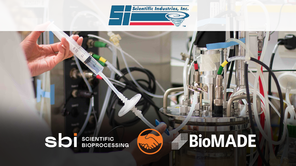 Scientific Industries Announces BioMADE and Scientific Bioprocessing Partnership to Bring Digitally Simplified Bioprocessing to 20 U.S. Colleges