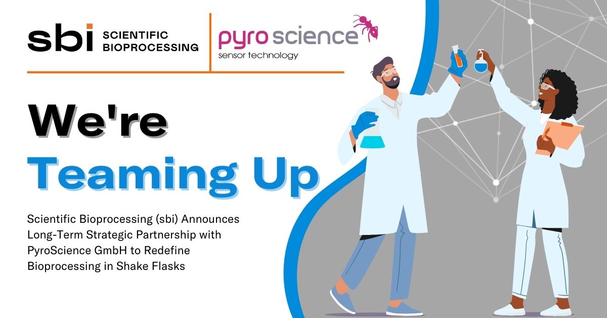 Scientific Bioprocessing Enters Long-Term Strategic Partnership with PyroScience GmbH to Redefine Bioprocessing in Shake Flasks